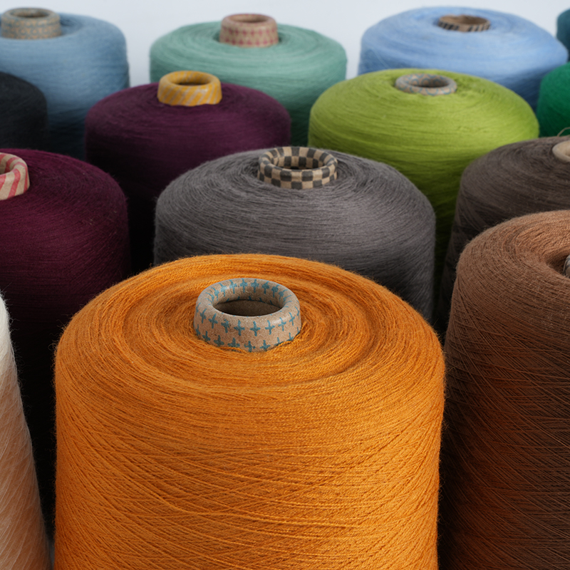 80 Nm/2 Basolan-behandeltes Premium-Wollgarn